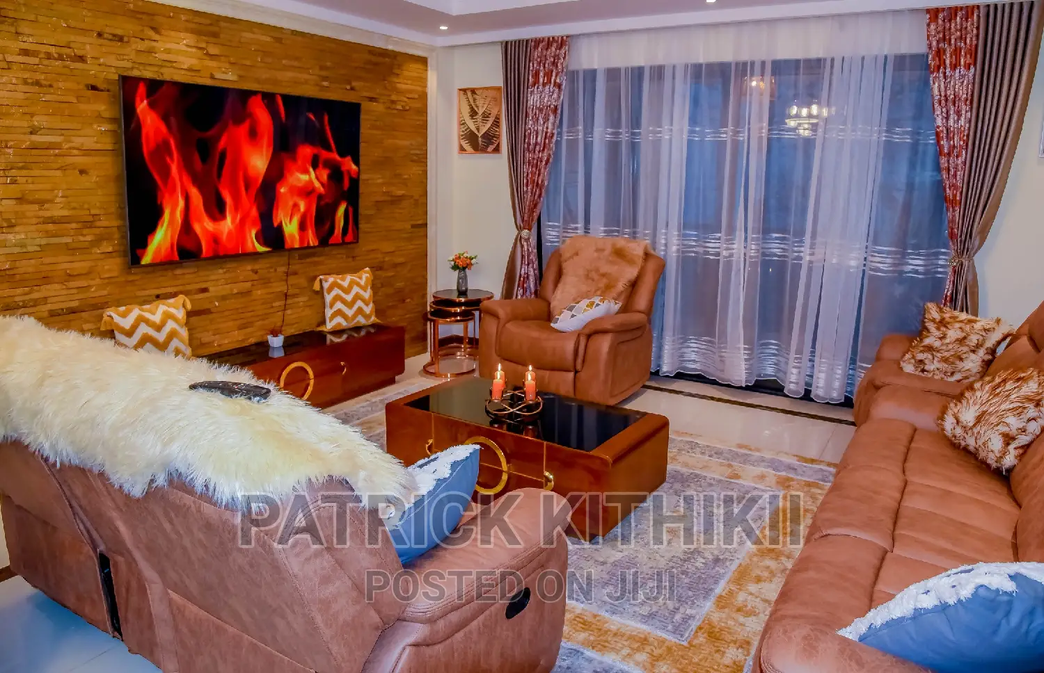 Spacious 3-bedroom Furnished Apartment in Jacaranda Gardens, Kahawa Maziwa for Rent in Kahawa Maziwa