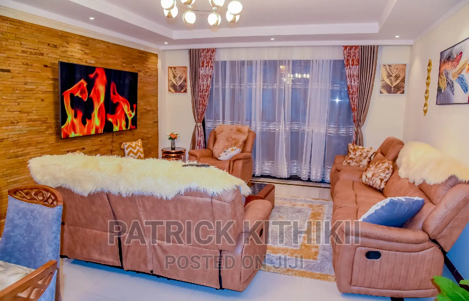 Spacious 3-bedroom Furnished Apartment in Jacaranda Gardens, Kahawa Maziwa for Rent in Kahawa Maziwa