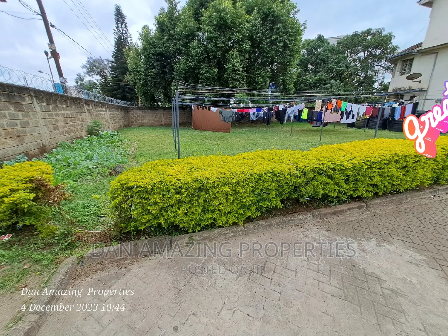 Pangani Flat for Sale on Corner Plot of 1/2 Acre in Pangani