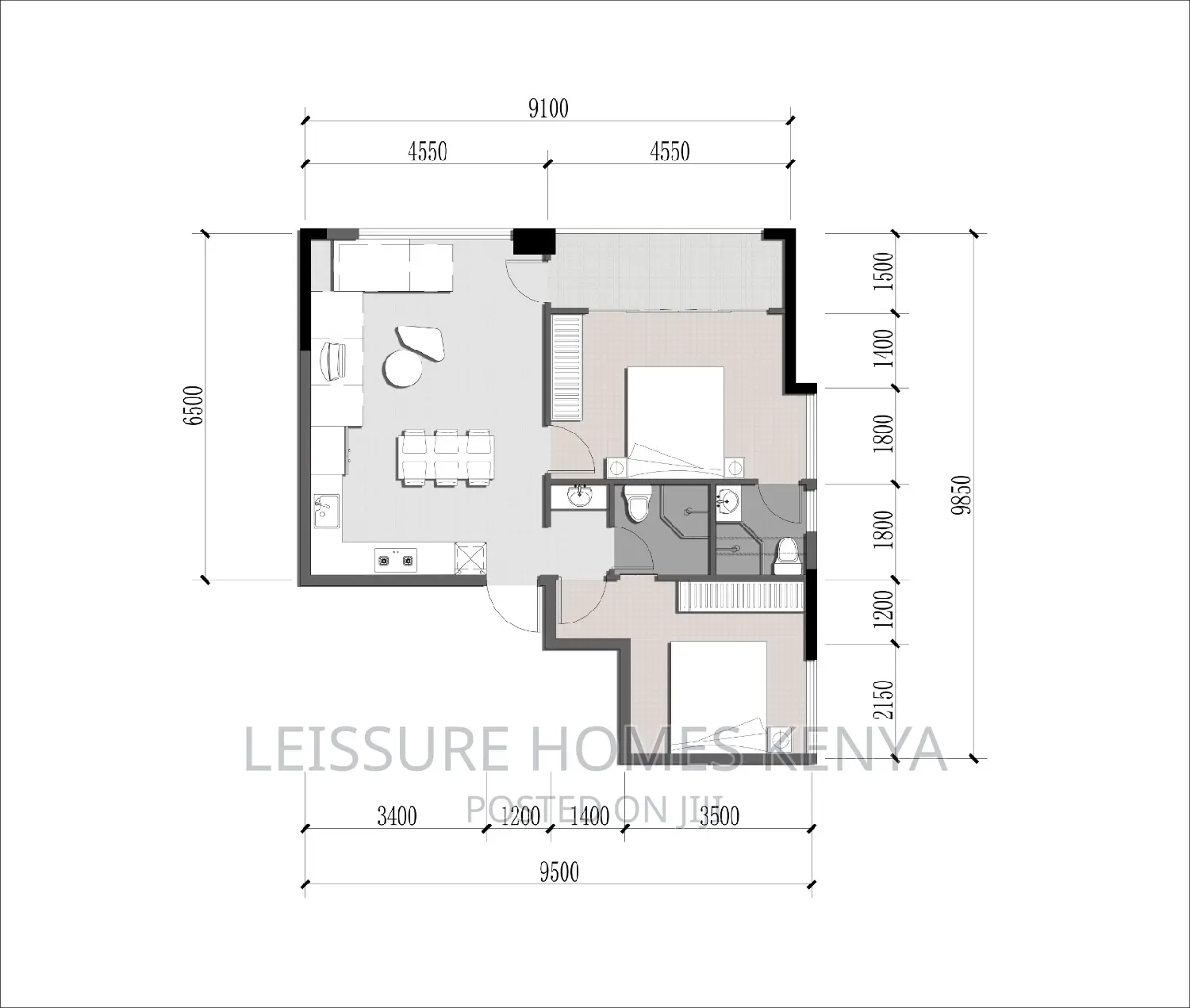 Urban Oasis: Stylish One-Bedroom Apartments for a Comfortable Stay in Westlands