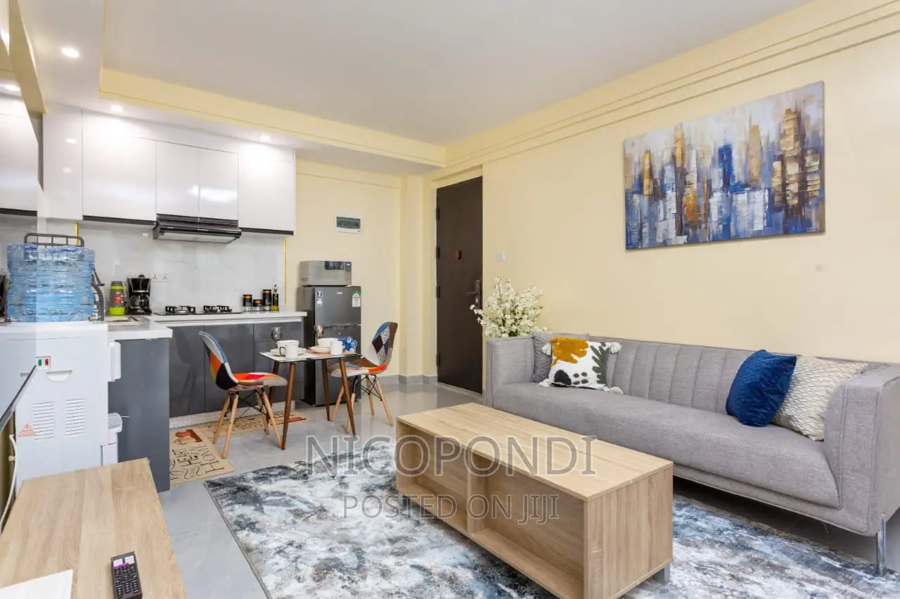 Kilimani Furnished 1-Bedroom Apartment Available for Rent in Kilimani