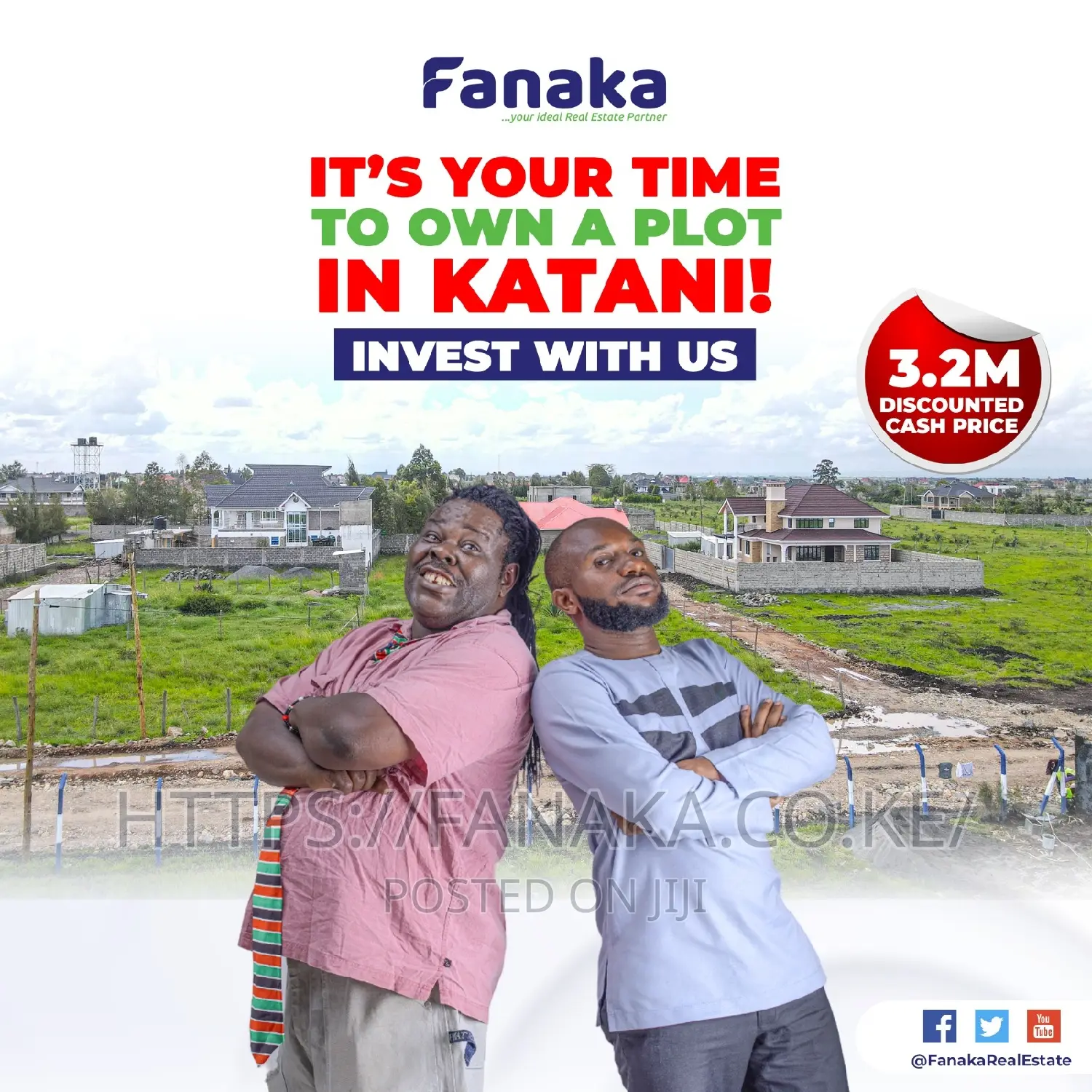 50 by 100 Plots in Katani. Ww^ in Katani