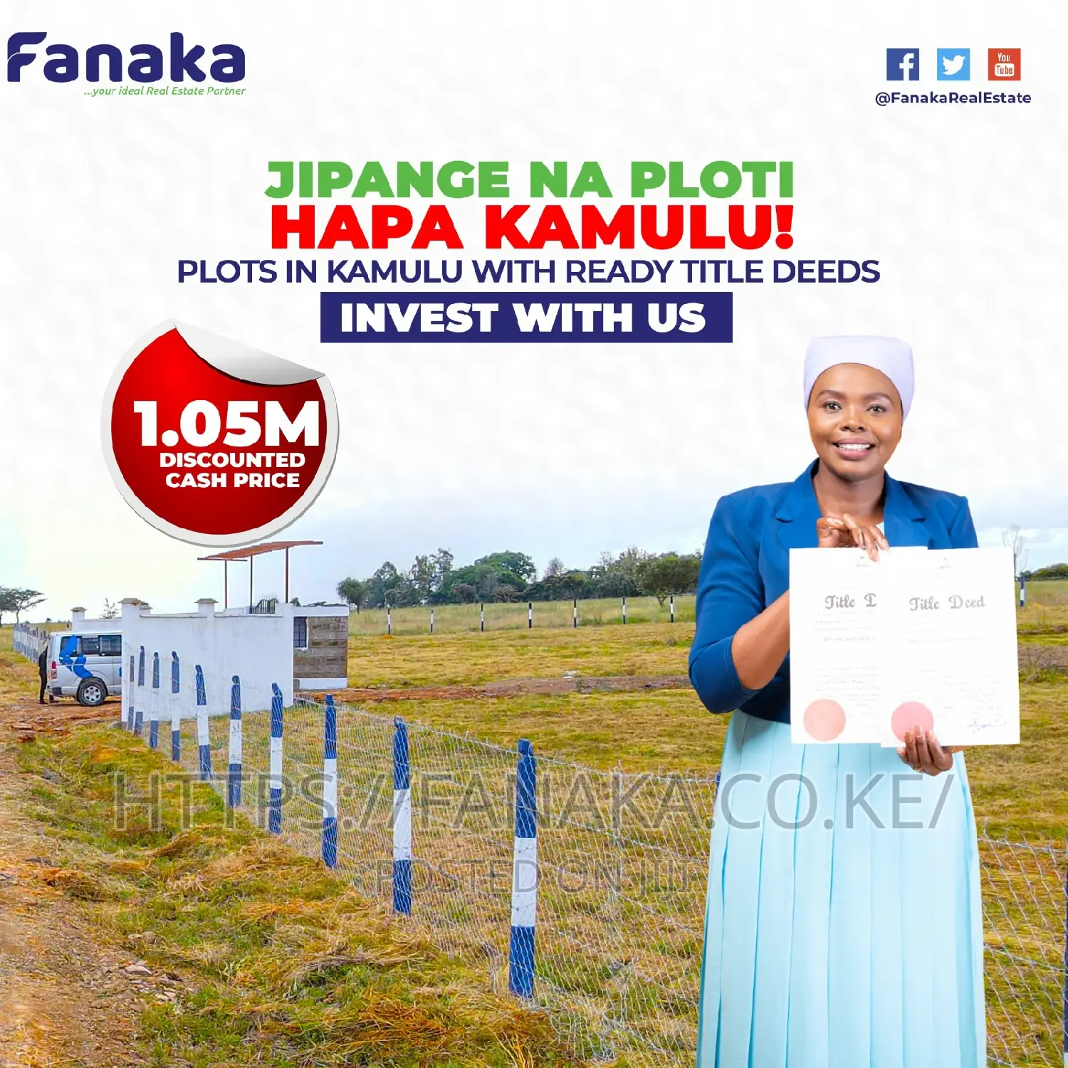 Affordable Residential Plots in Kamulu Town^AC in Kamulu