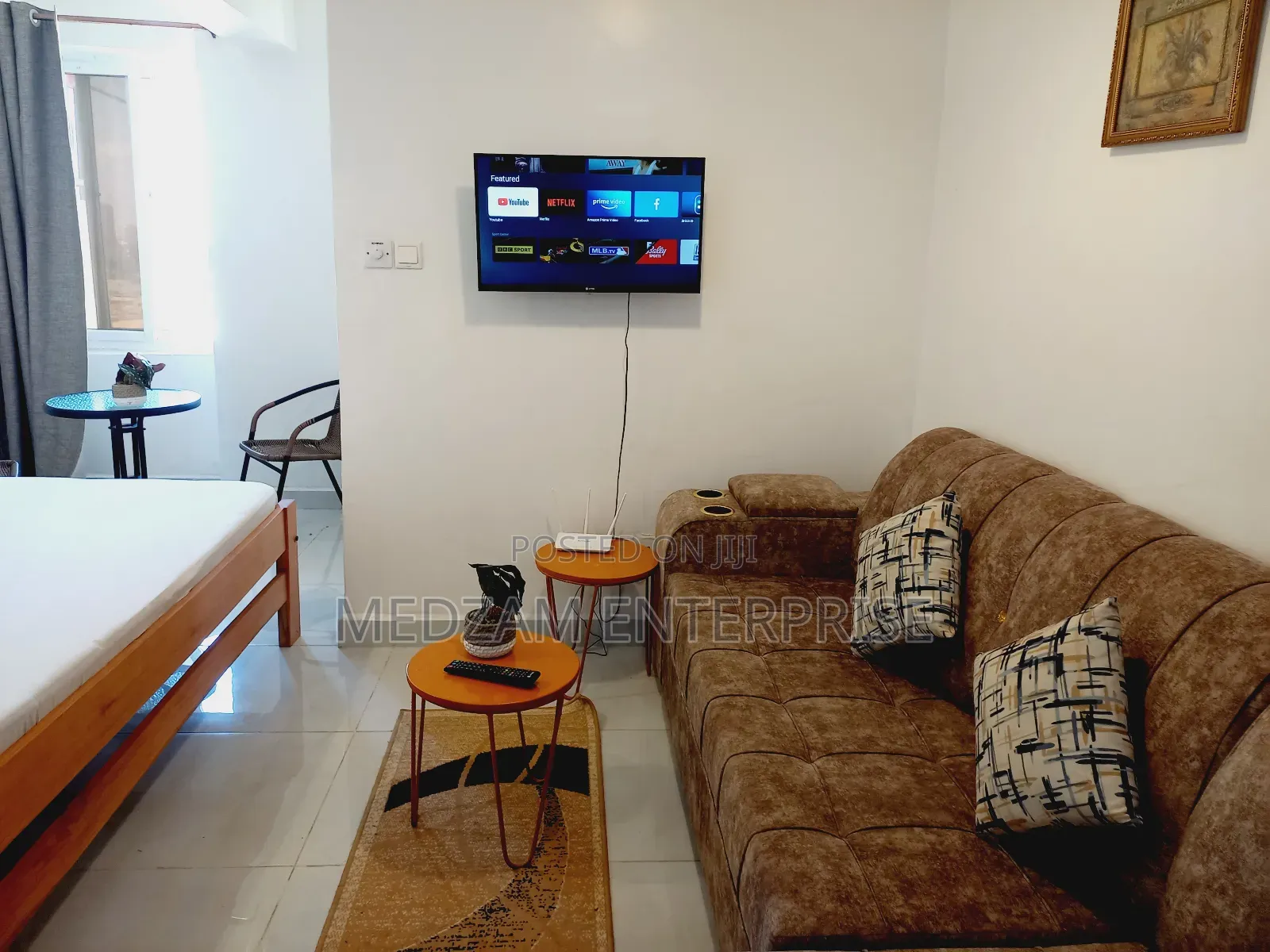 Studio Rental at Kisimani Heights Apartments via Airbnb in Ziwa la Ngombe