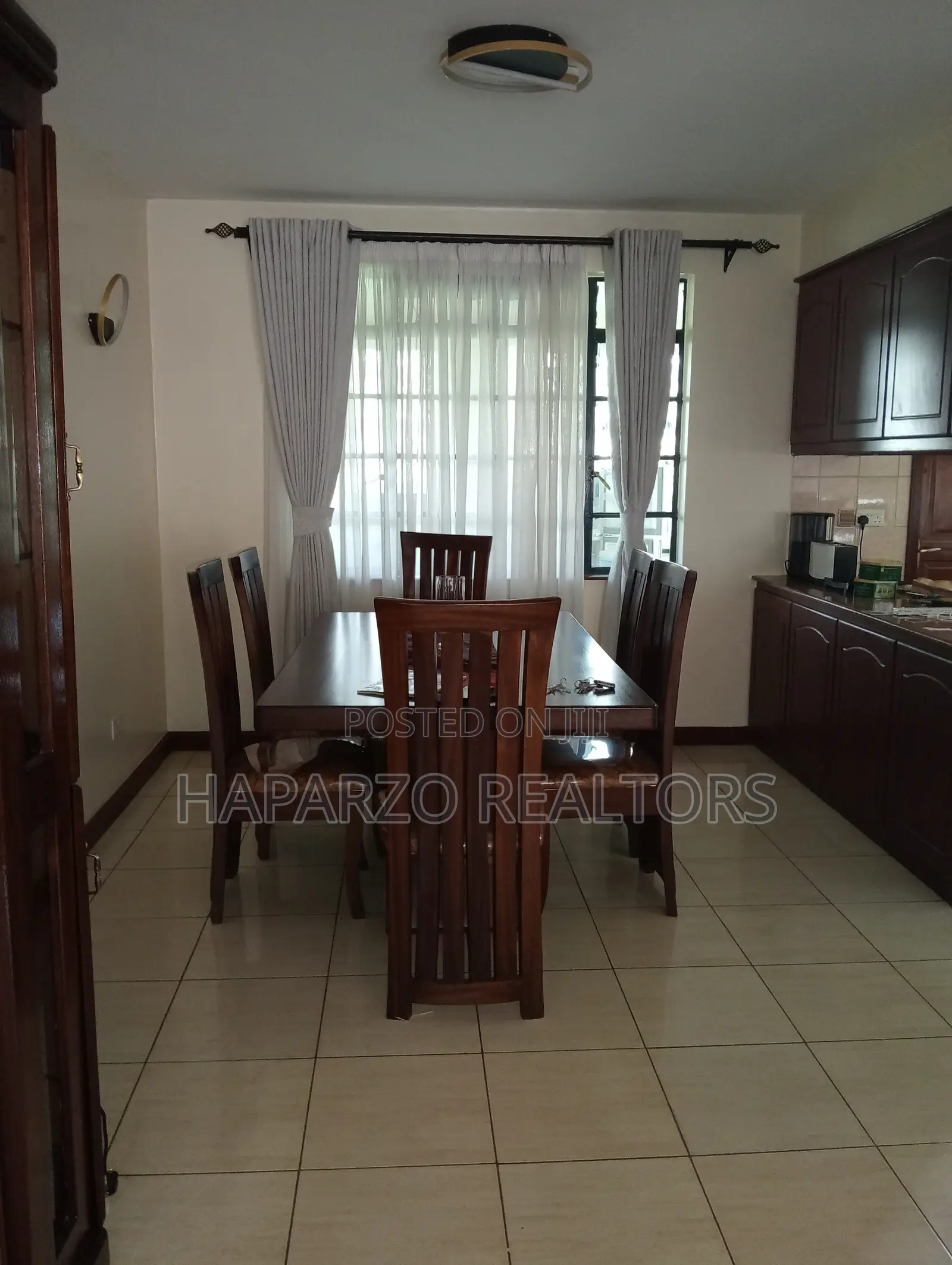 3-Bedroom Furnished Apartment Near Off Mvuli Road Available for Rent in Raphta Road Area