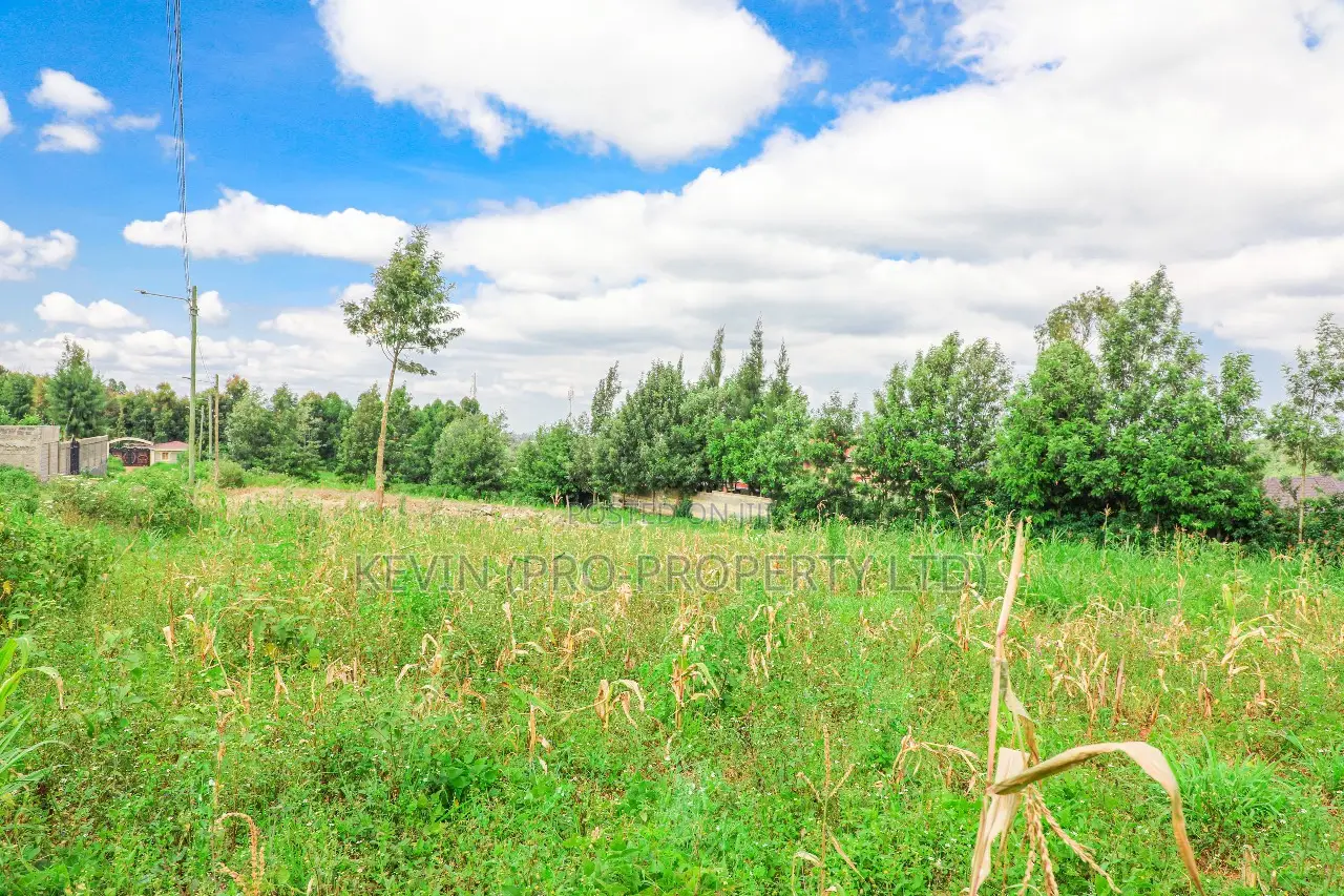 Spacious Residential Plot on Tarmac Road for Sale in Kikuyu in Kikuyu