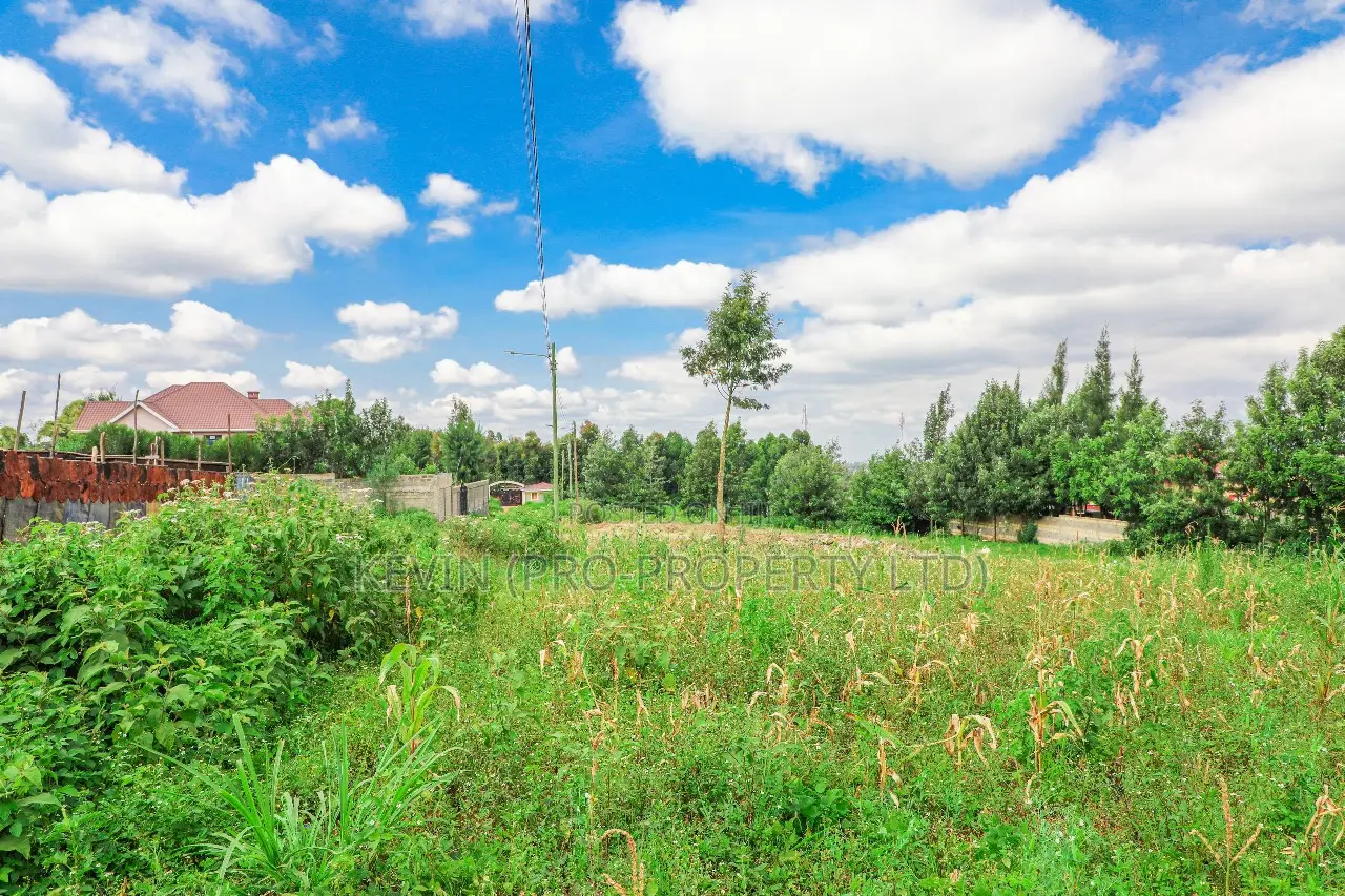 Spacious Residential Plot on Tarmac Road for Sale in Kikuyu in Kikuyu