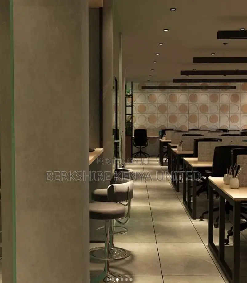 Elegant Co-working Zones Equipped with High-end Furniture - Monthly Subscription Plans in Nairobi Central