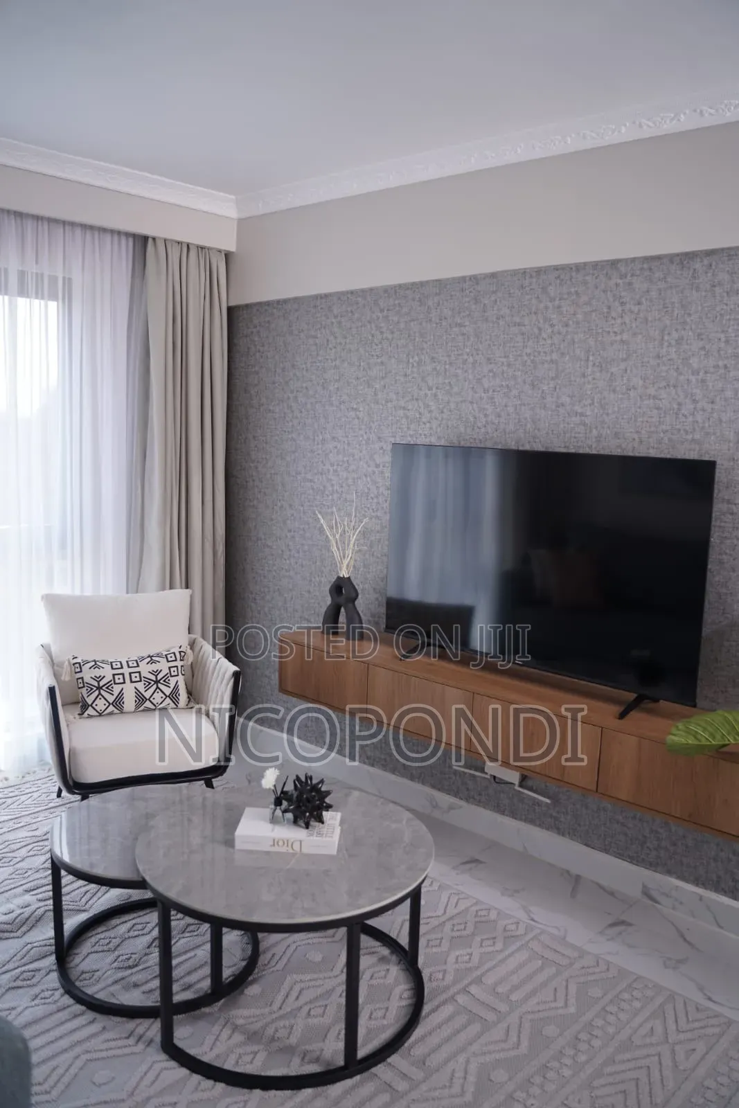 Furnished 1bdrm Apartment in Kilimani for rent in Kilimani