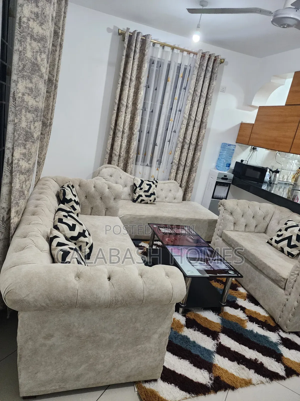 Jocham Hospital Proximity: Sea View 1-Bedroom Apartment in Nyali West in Nyali