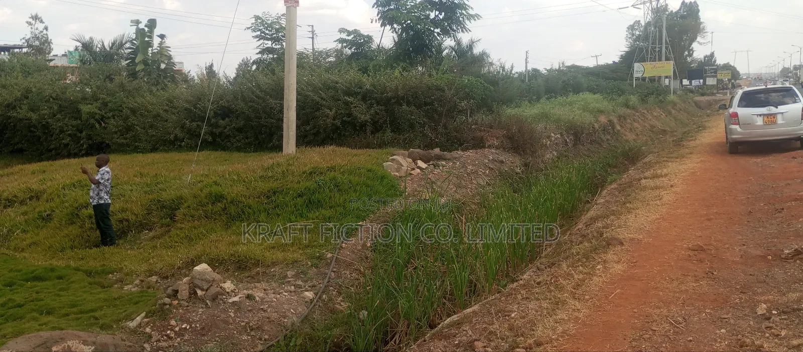 Prime Land Touching Eastern Bypass for Sale in Kamakis