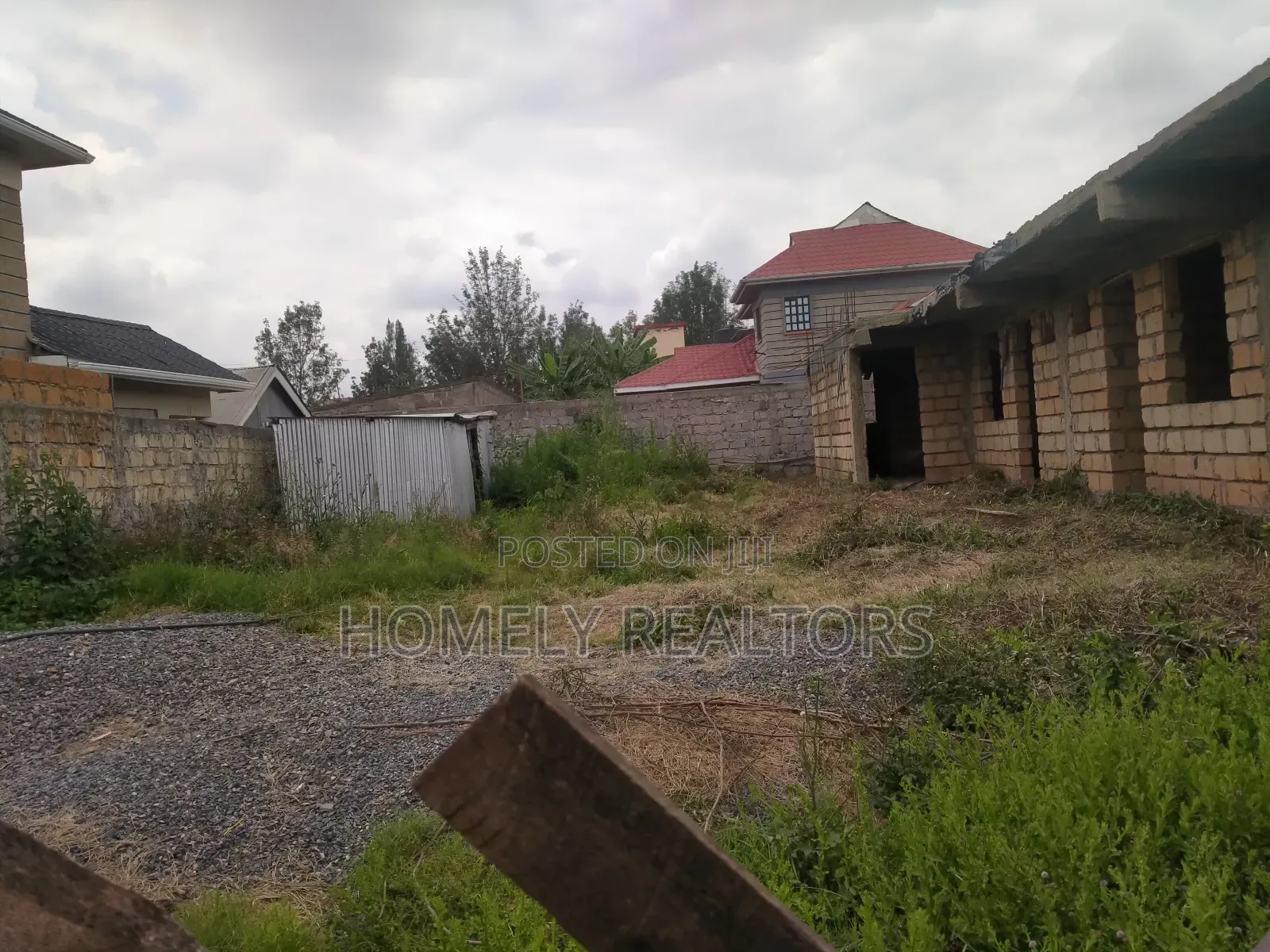 8th-Acre Plot With Incomplete Rental Flats in Matasia Ngong in Matasia