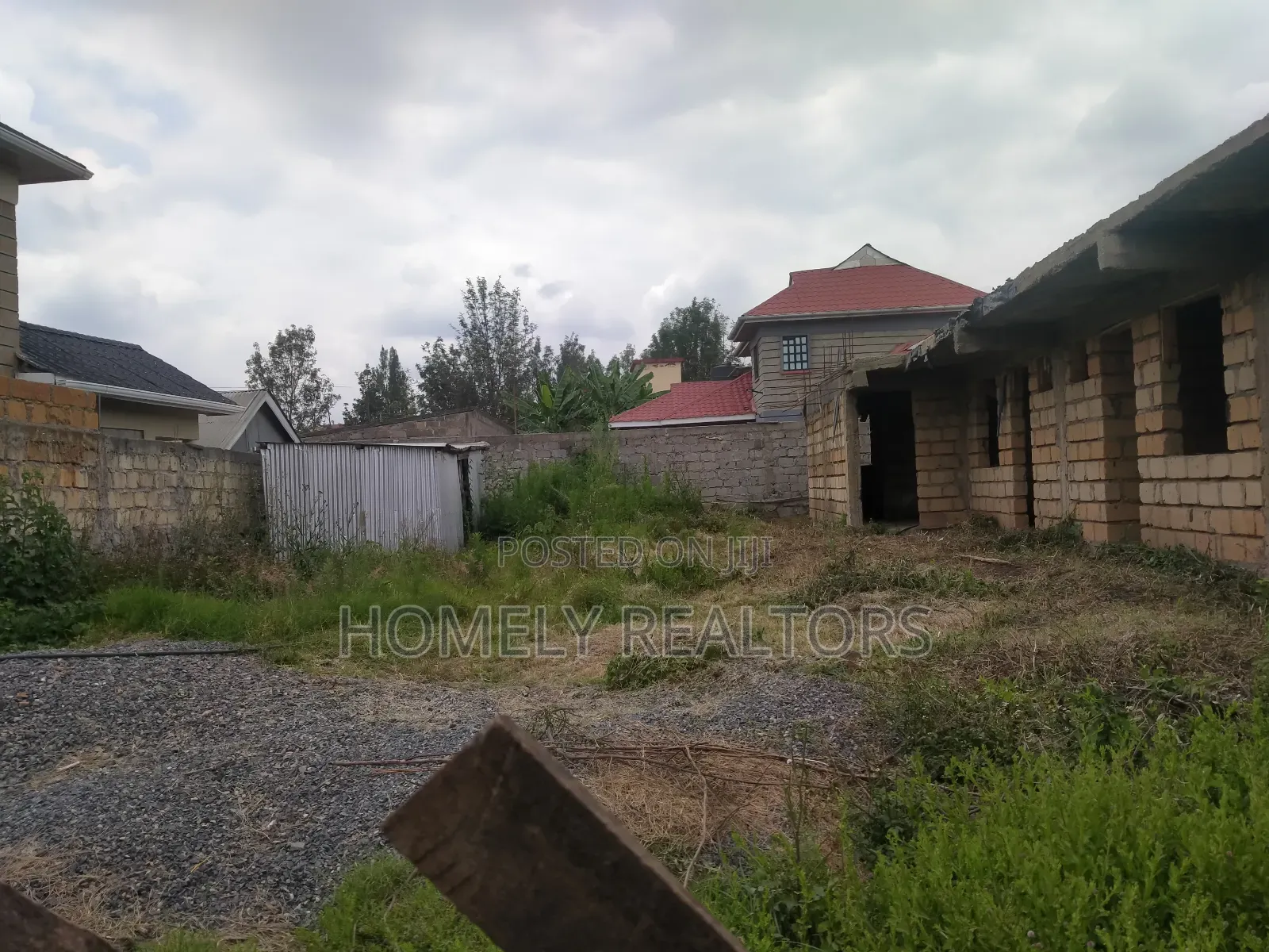 8th-Acre Plot With Incomplete Rental Flats in Matasia Ngong in Matasia