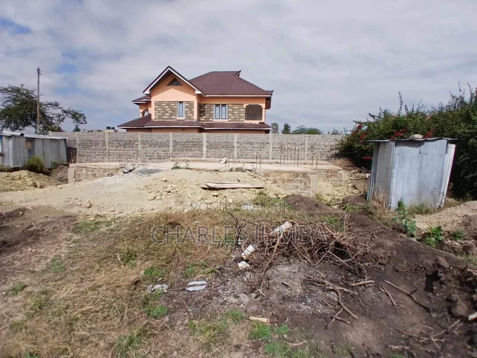 50*100 Plot With Foundation. in Kitengela