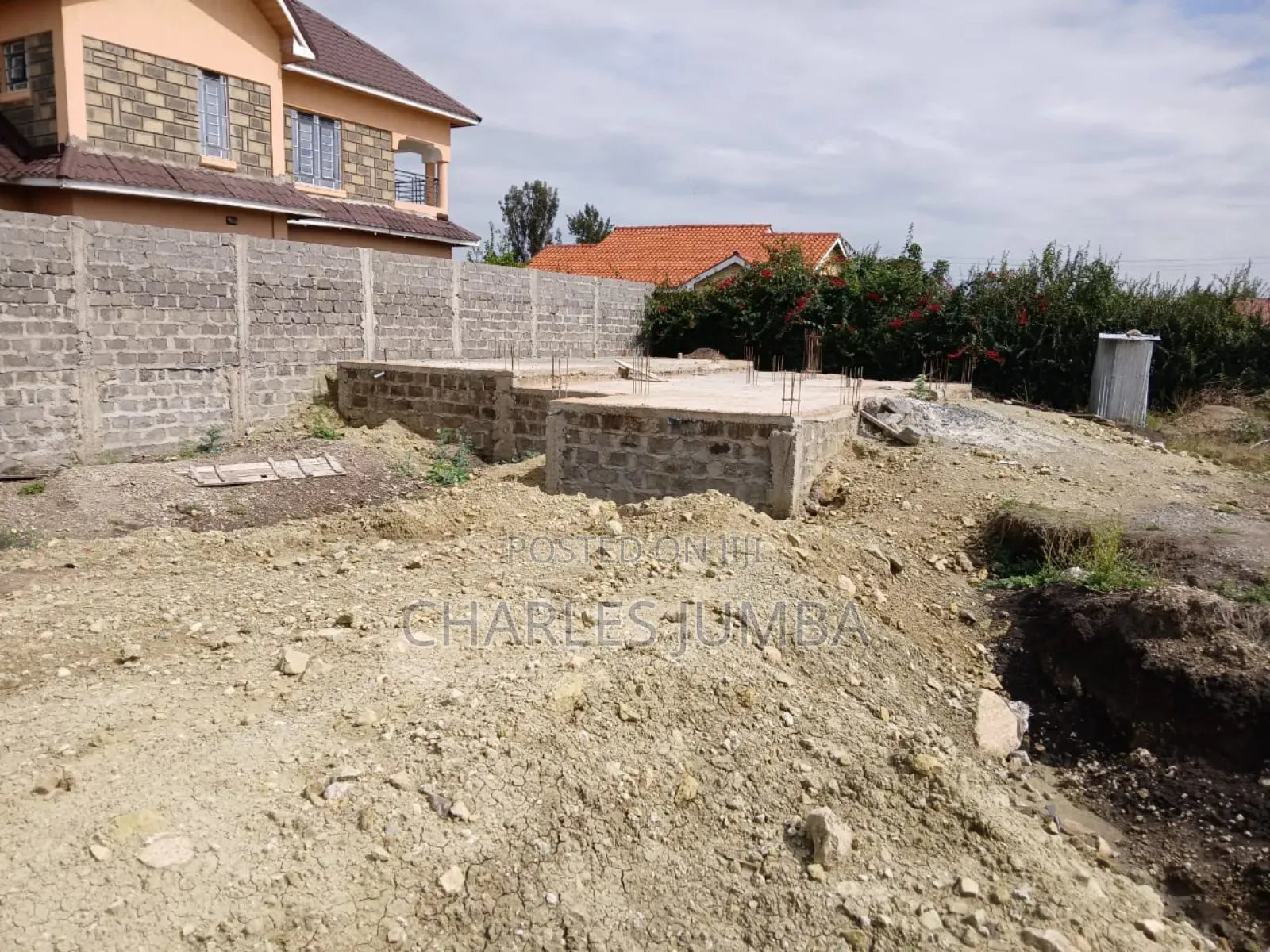 50*100 Plot With Foundation. in Kitengela
