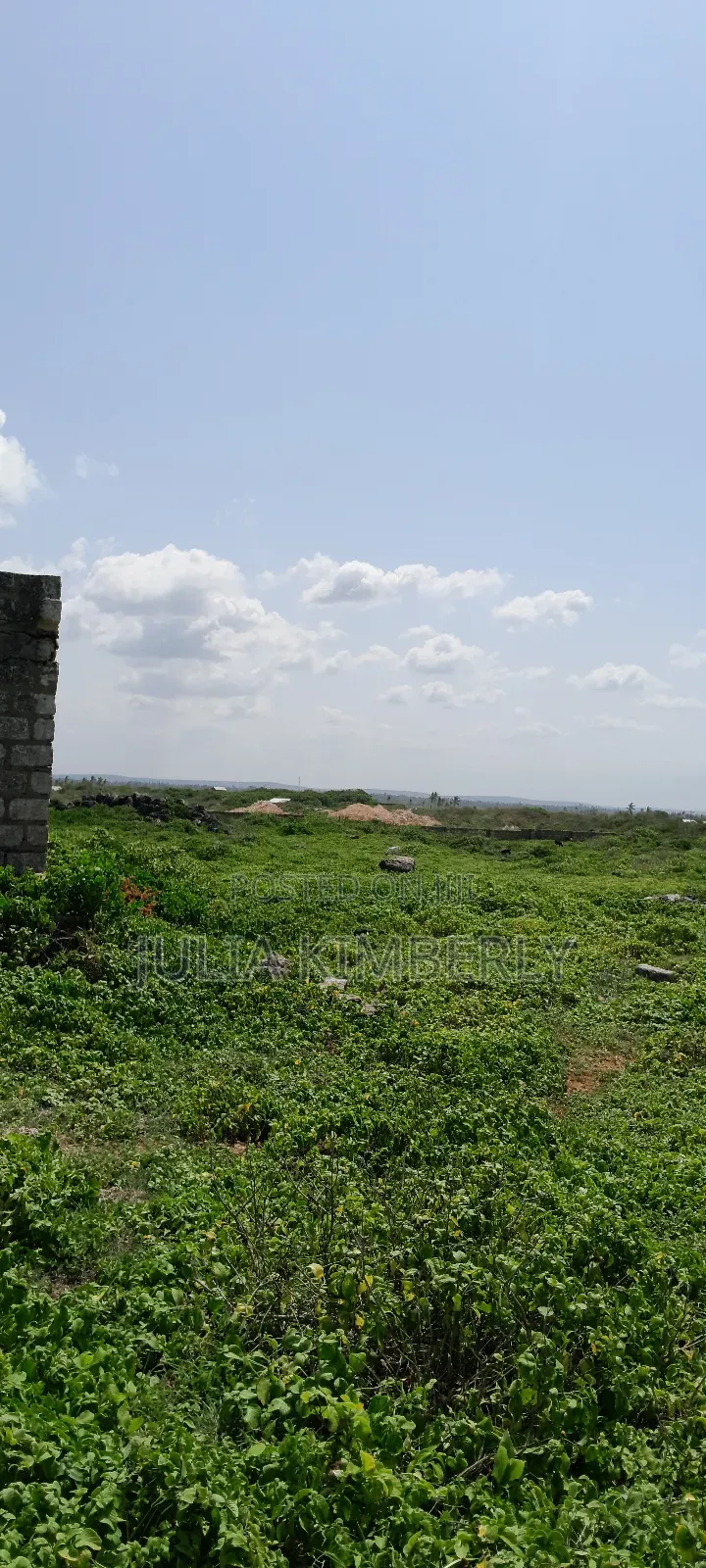2 Acre Leasehold Beach Plot 1st Row Tezo in Kilifi Town