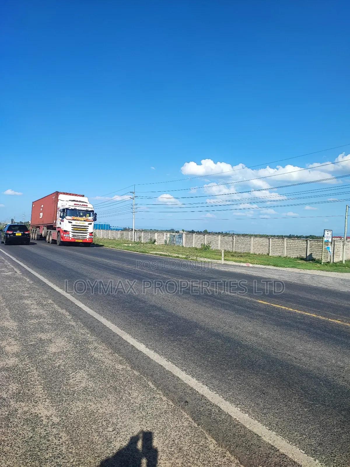6 Acres on Tarmac Also Touching Kisaju Prayer Centre Road. in Kitengela