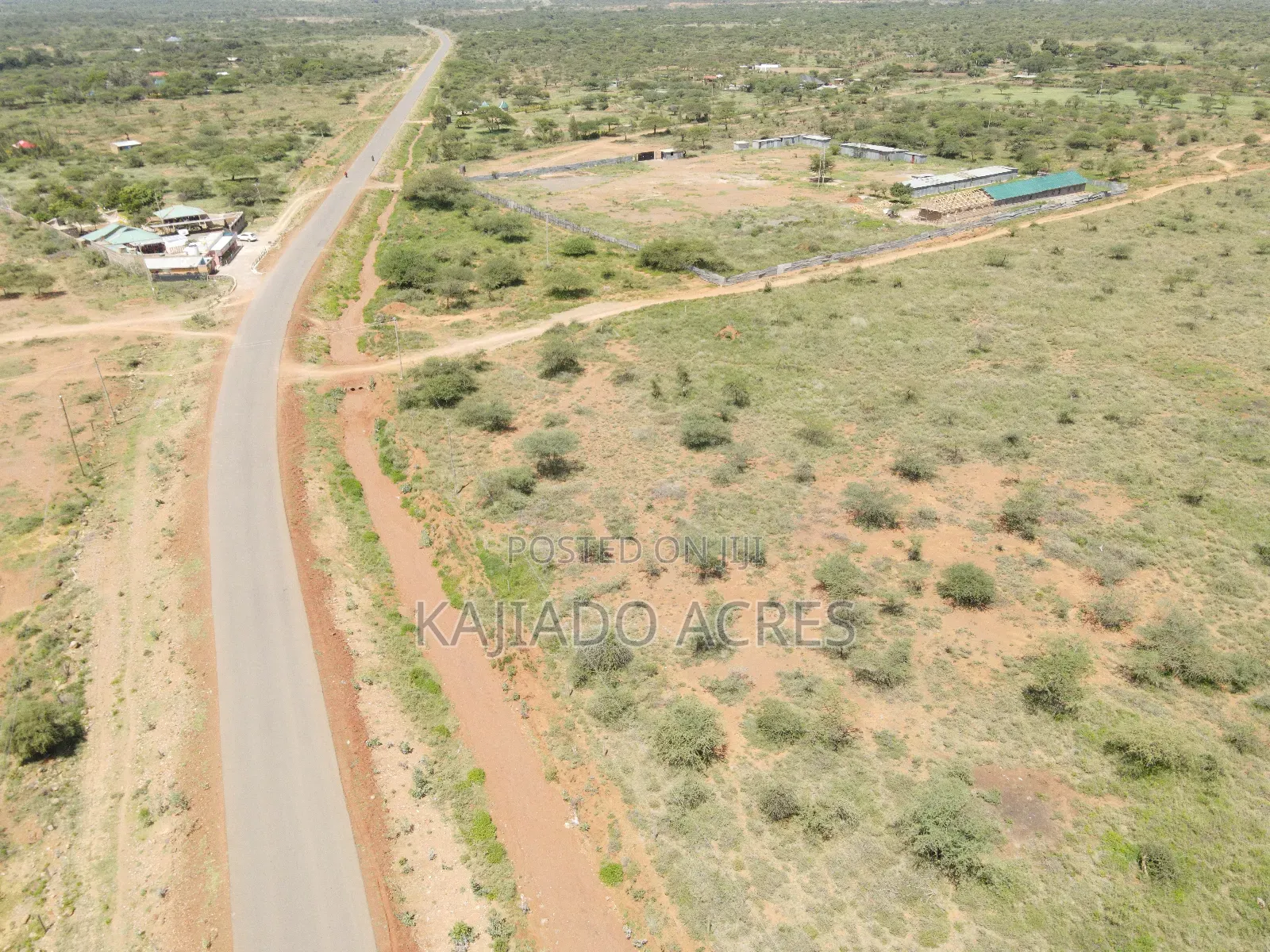 Prime 1 Acre Ewuaso Kedong Town Touching Tarmac in Ewaso Kendong