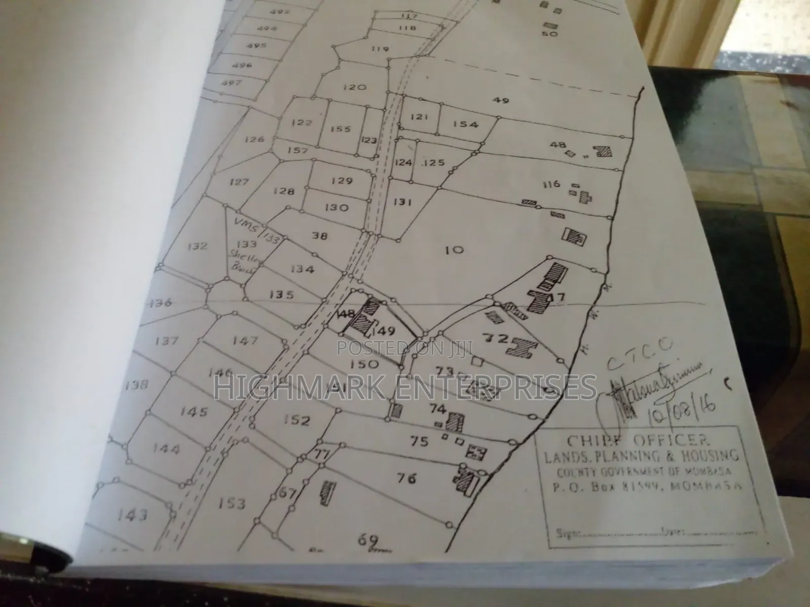 3/4 Acre Plot for Sale Mombasa Likoni in Shelly Beach