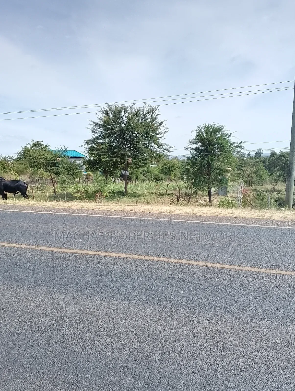2.04 Acres Fronting MKS - Kyumbi Junction Tarmac Road. in Machakos Town