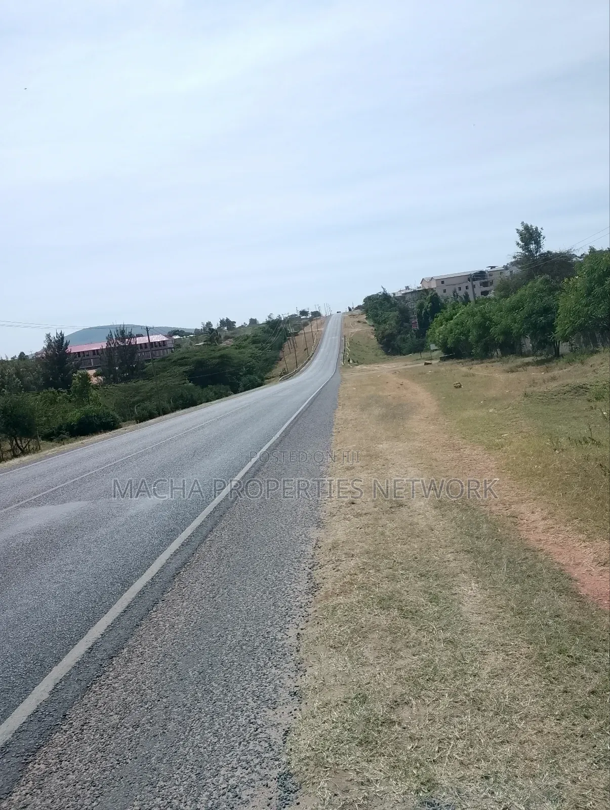 2.04 Acres Fronting MKS - Kyumbi Junction Tarmac Road. in Machakos Town