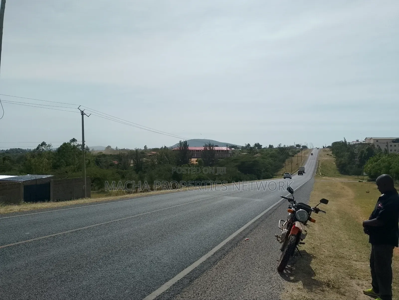 2.04 Acres Fronting MKS - Kyumbi Junction Tarmac Road. in Machakos Town