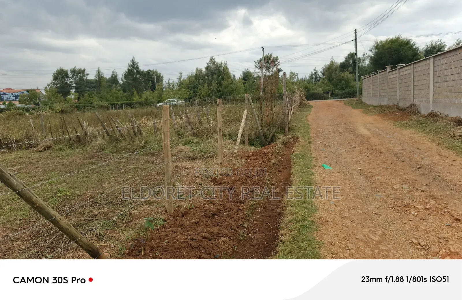 1/8 Plot Annex With Title 50meters From Feeder Tarmac in Eldoret CBD