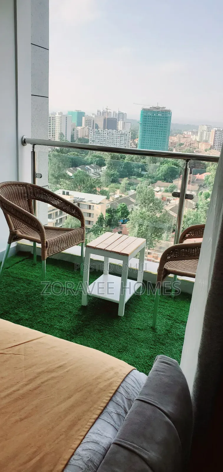 Goldpark Studio With Balcony 16th FLR in Kilimani