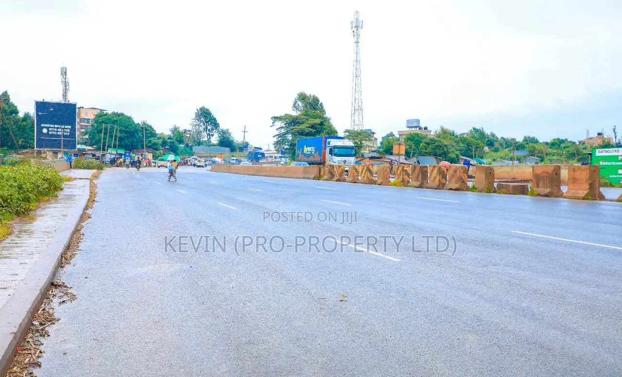 Prime Commercial Plot for Sale Fronting the Waiyaki Way in Kikuyu