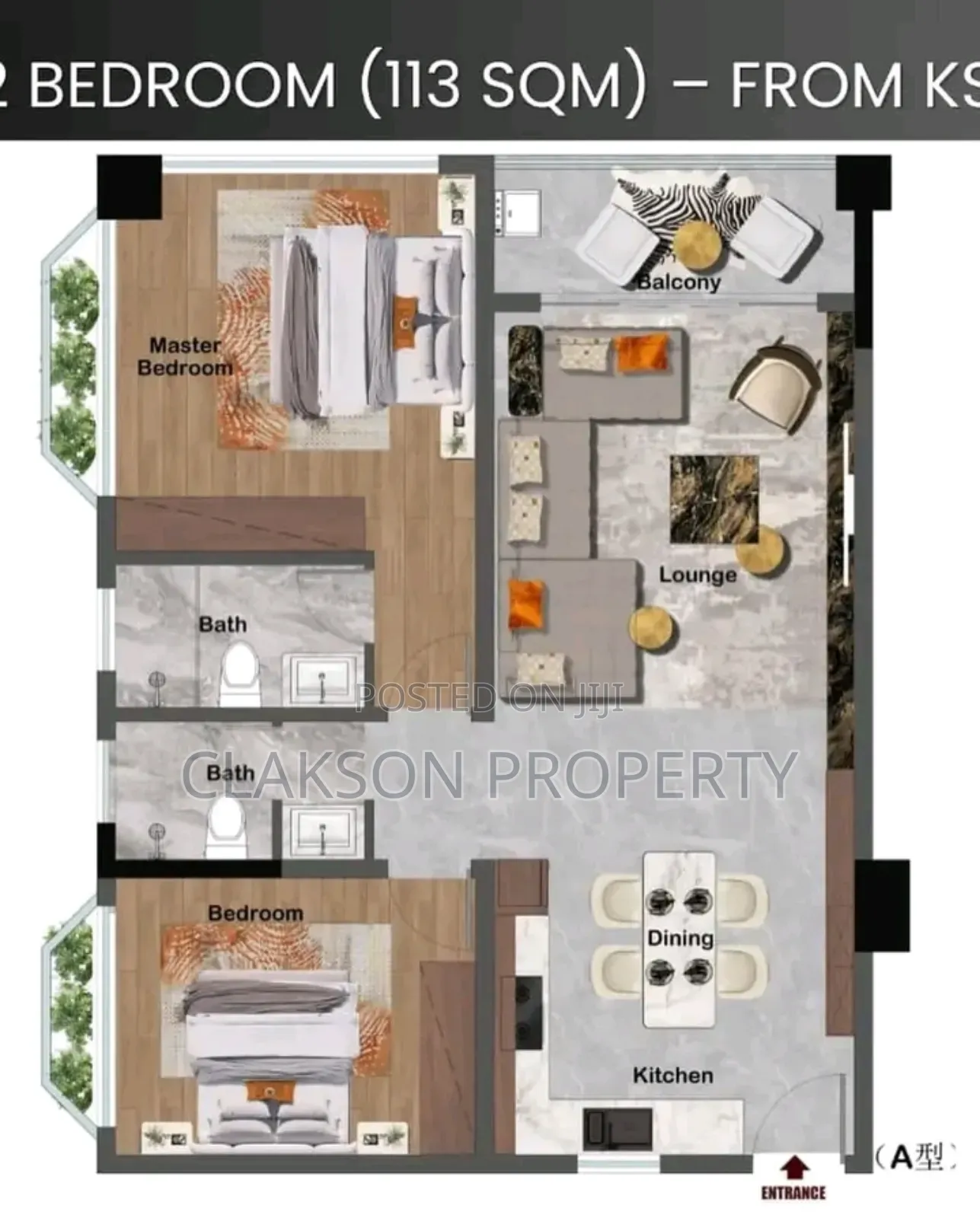 1bdrm Apartment in Westland, Westlands for sale in Westlands