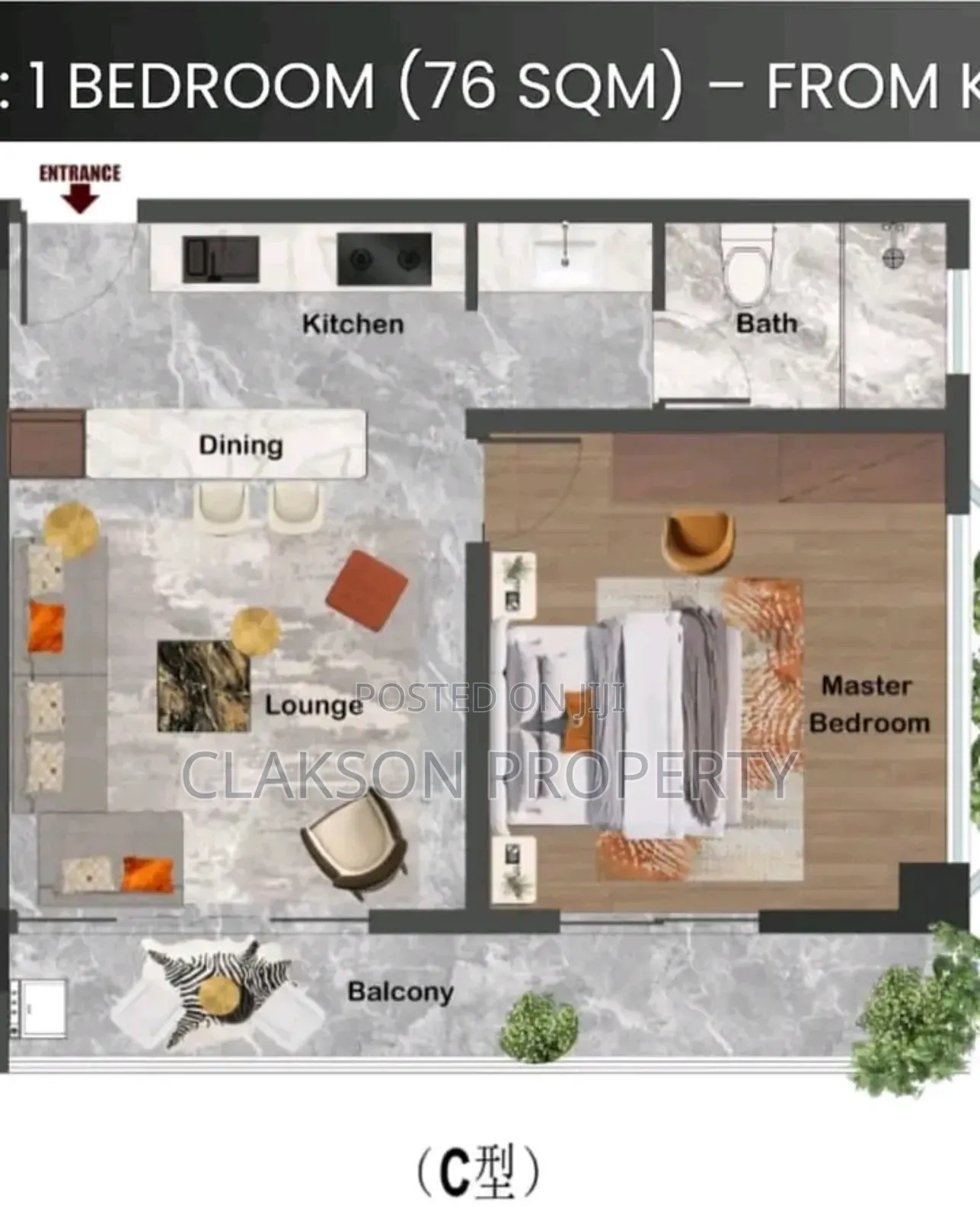 1bdrm Apartment in Westland, Westlands for sale in Westlands