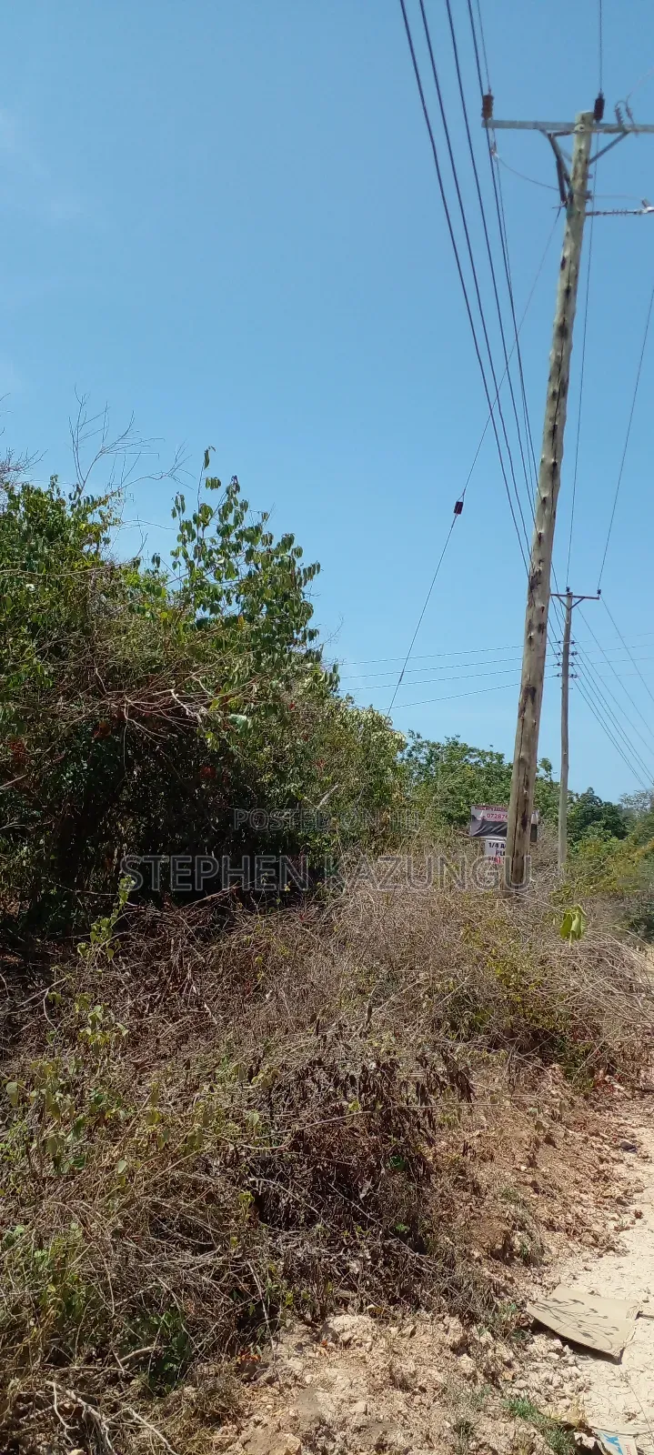 1 1/2 Plot on Sale on 2nd Beach Row, in Galu Beach. in Ukunda