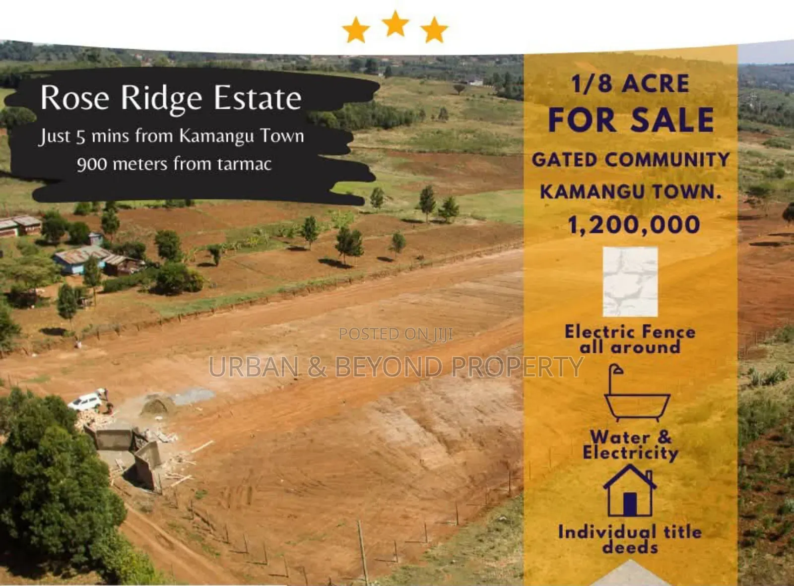 Prime( 50 by 100ft)Plots for Sale- In a Gated Estate Setup in Kikuyu