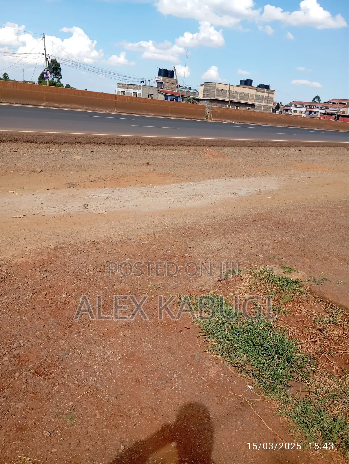 Plot for Sale Touching Waiyaki Way in Muthiga