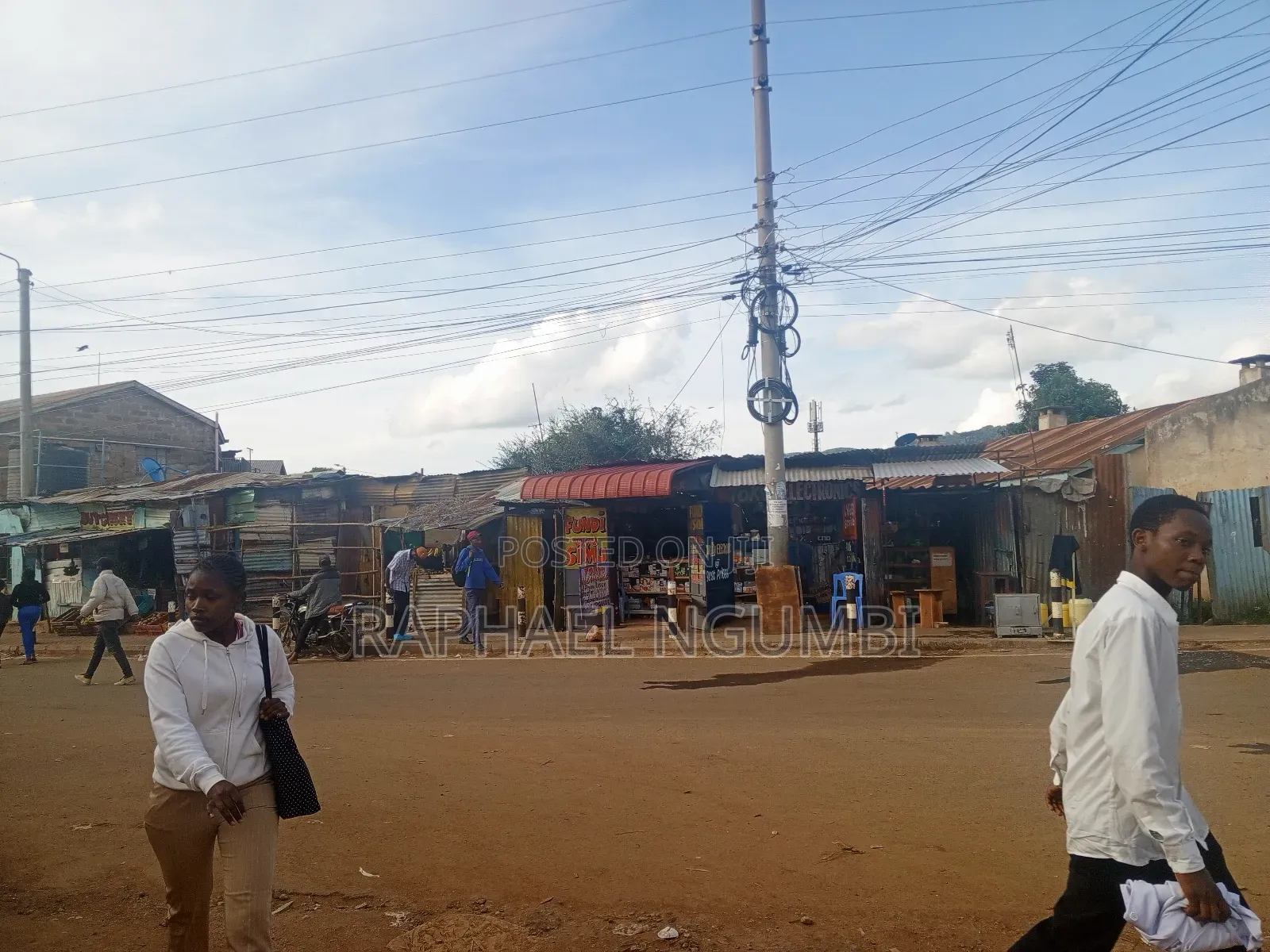 Machakos Town Eastleigh Touching Tarmac Road in Machakos Town