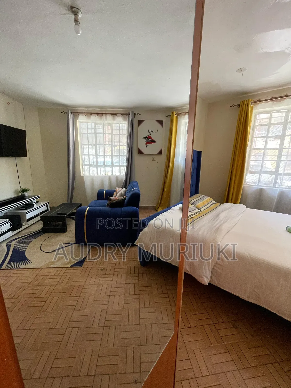 Charming Studio Airbnb TRM Drive Gate C Roysambu Thika Rd in Roysambu