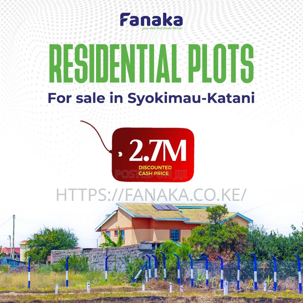 15 Minutes From Jkia, Syokimau-Katani Plots Ww in Syokimau