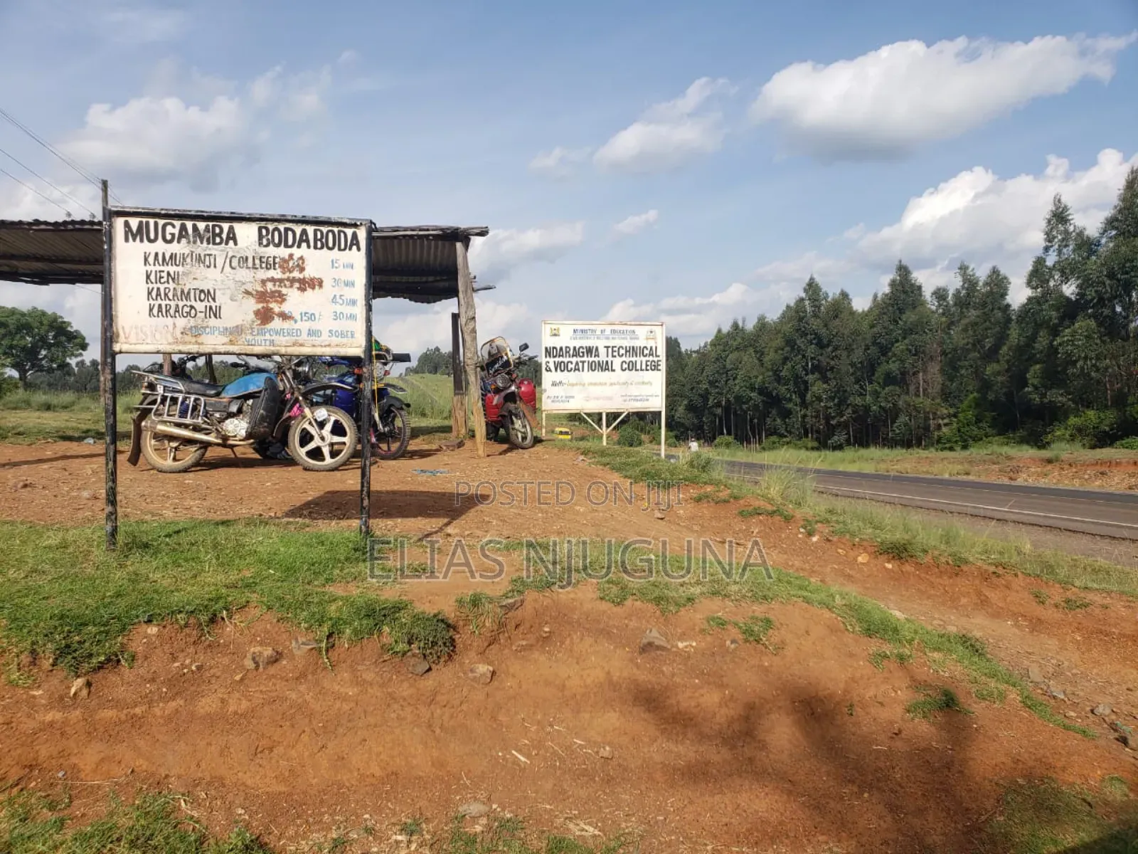 3acre Nyandarua Leshau( Nyahururu Nyeri Rd "Maili Nne" 1.08m in Leshau Pondo