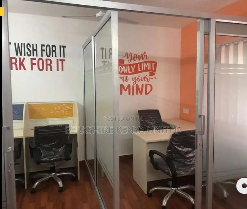 Refreshing Working Spaces-lots Of Fresh Air-large Windows in Nairobi Central