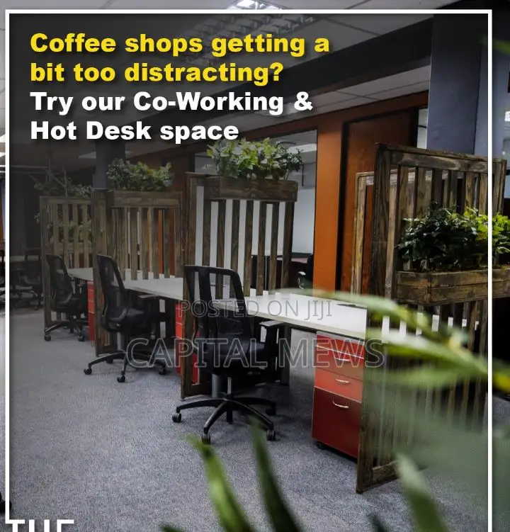Crazy Offer on Furnished Co Working Space-Neat and Clean in Nairobi Central