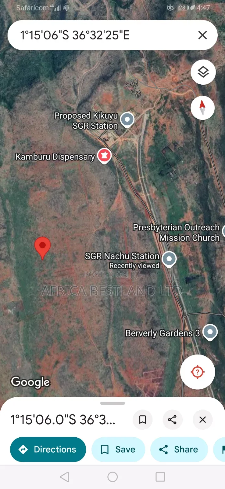 5 Acres Available Land for Sale in Kikuyu Nachu in Kikuyu