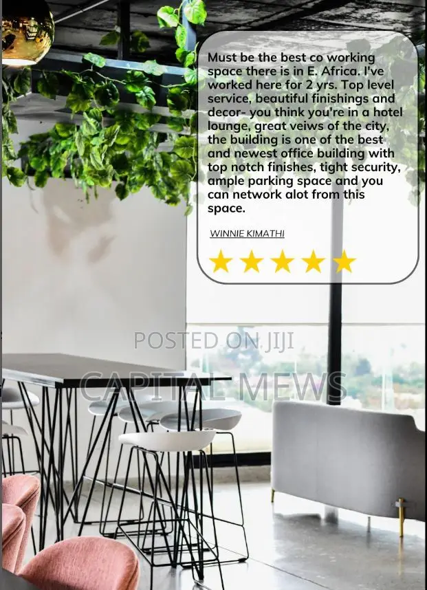 Private Work Space With Perks-private Space in Nairobi Central