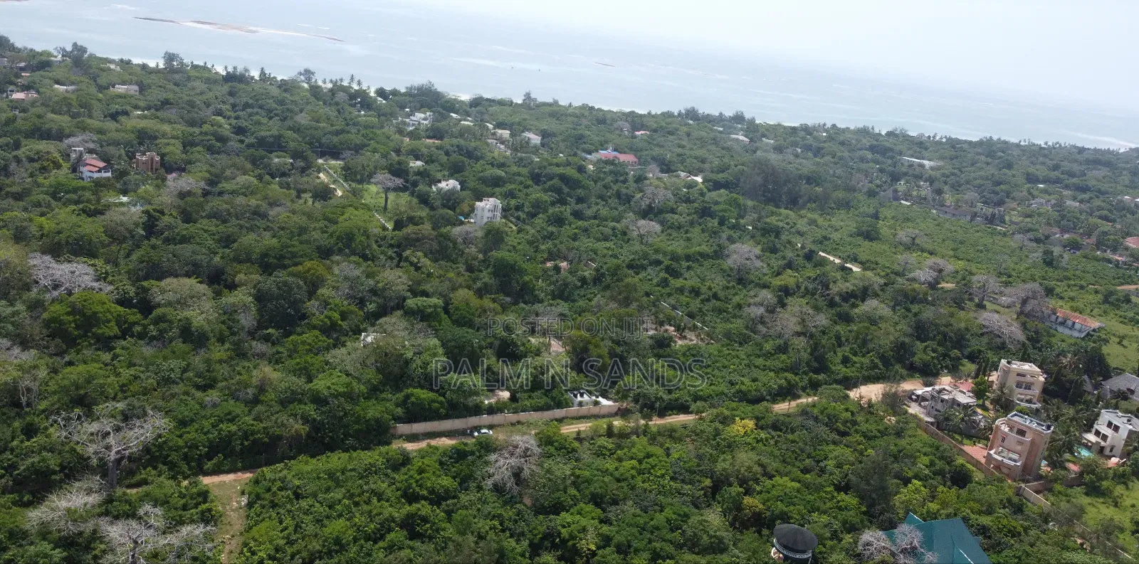 Half Acre Second Row Beach Plot on Sale! At in Diani