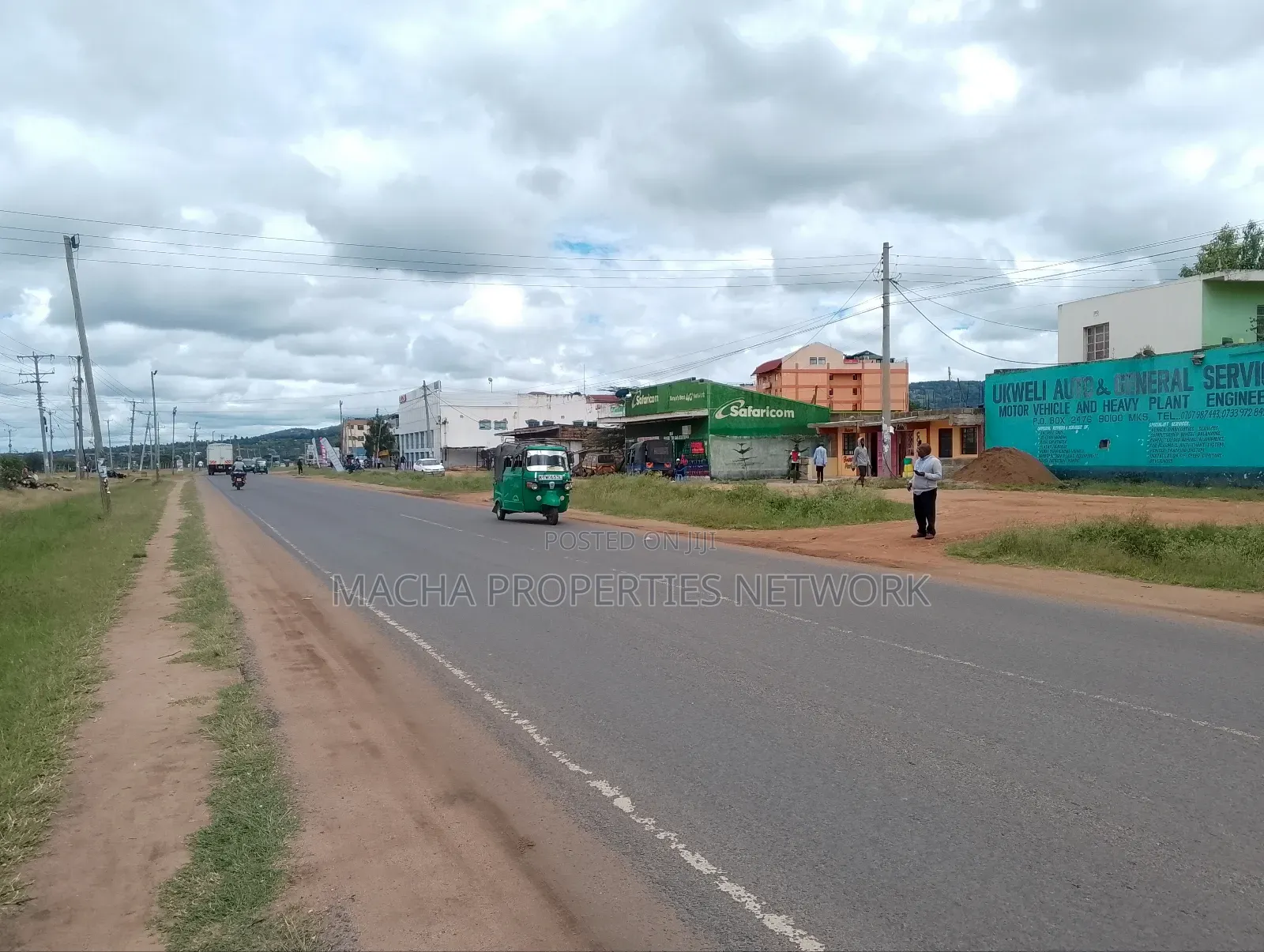 Front Tarmac -50 by 100ft Plot -Machakos Kenya Israel in Machakos Town