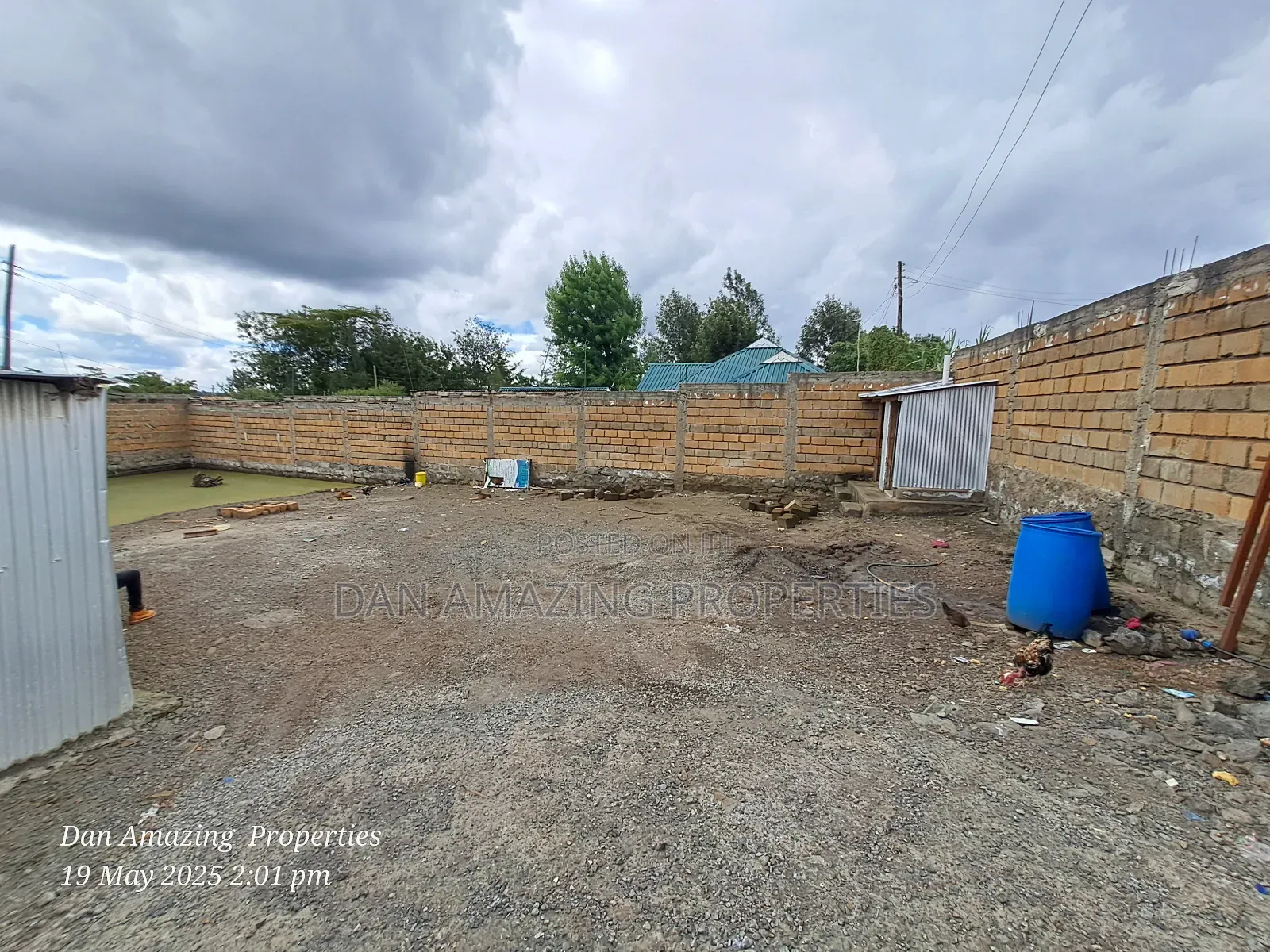 125 by 64 Piece of Land Ngong Ngere Rd for Sale Fully Fenced in Kibiku