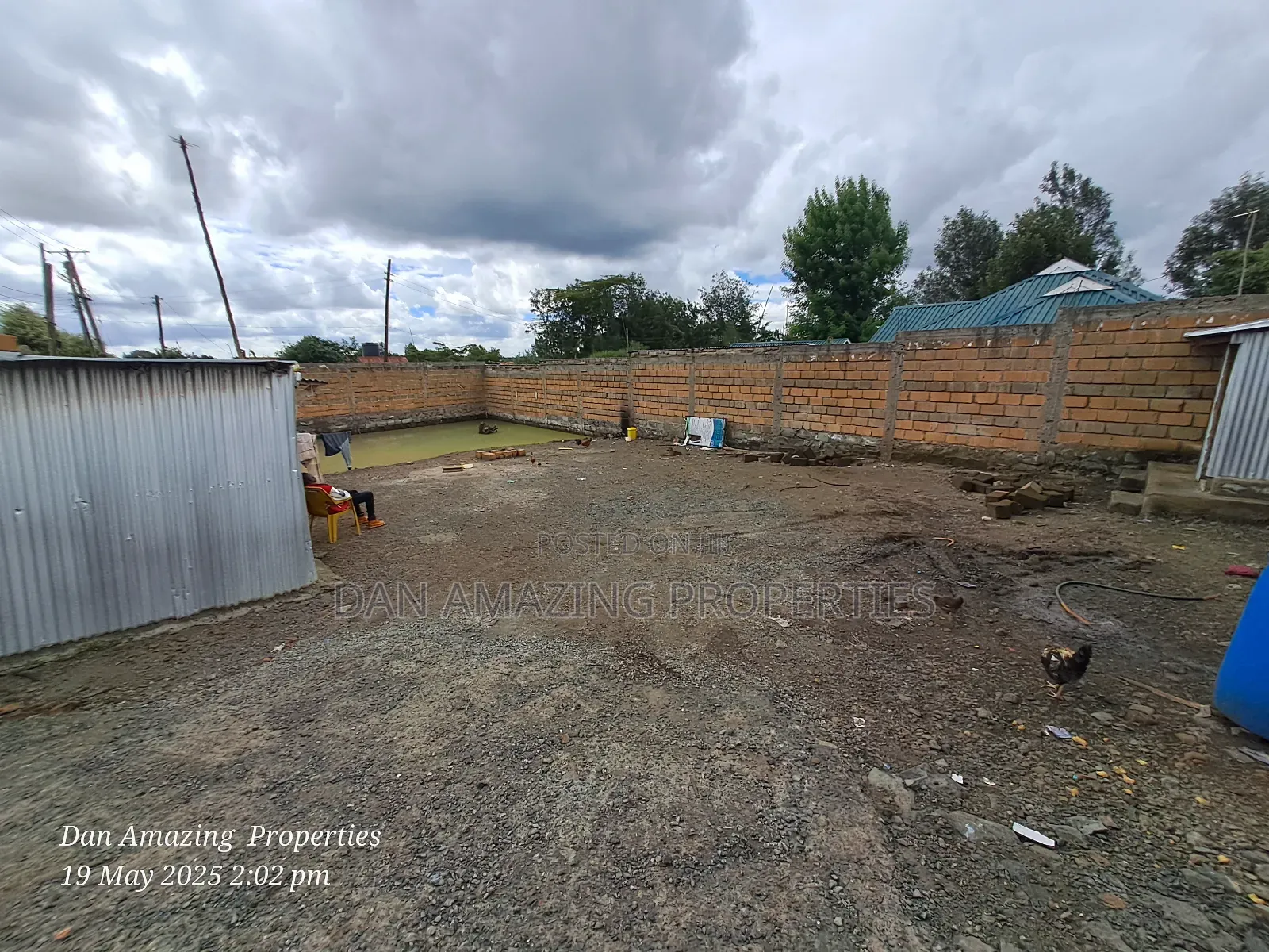 125 by 64 Piece of Land Ngong Ngere Rd for Sale Fully Fenced in Kibiku