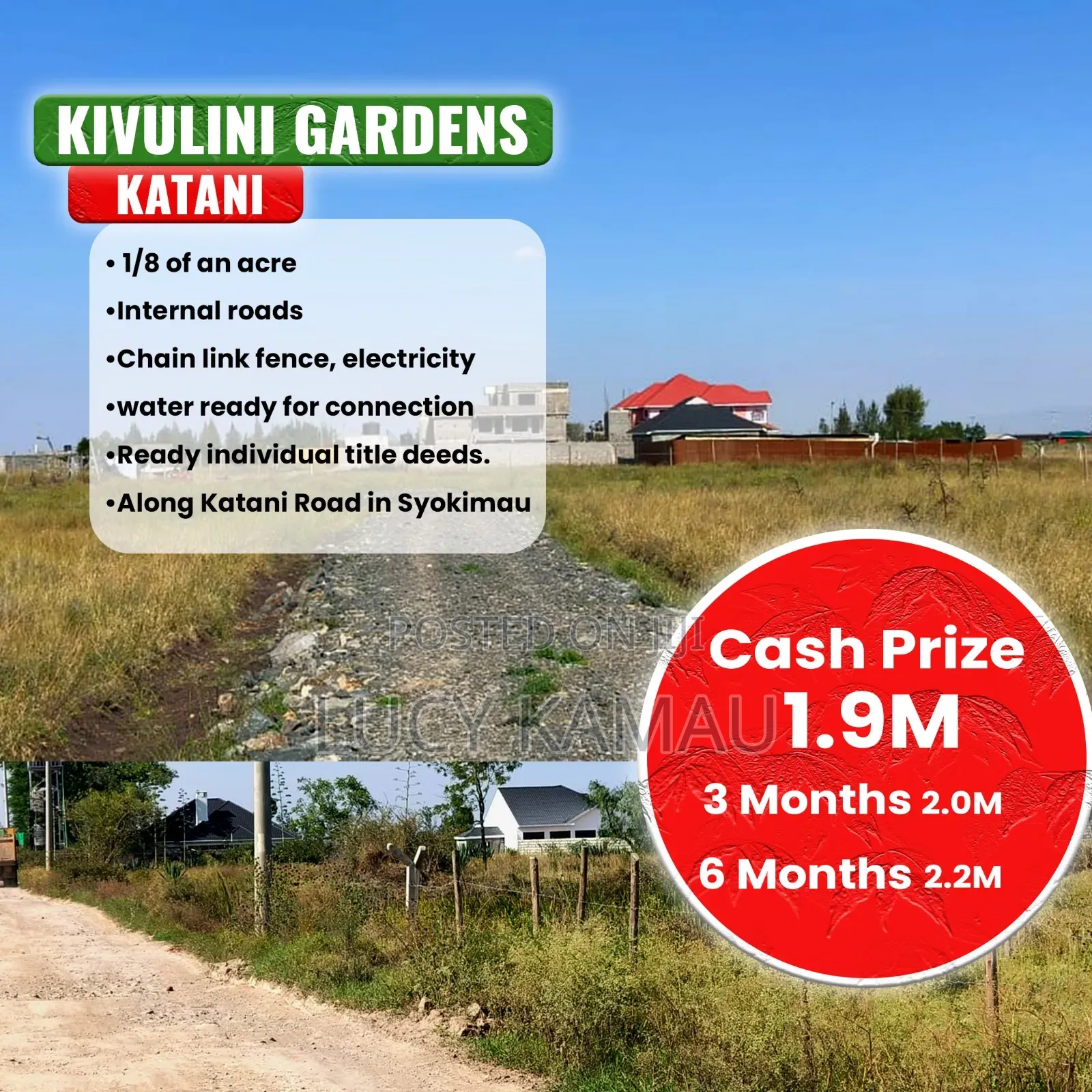 50x100 Plots for Sale in Katani Syokimau in Katani