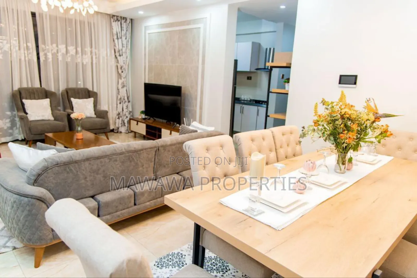 Furnished 3bdrm Apartment in Kilimani for rent in Kilimani