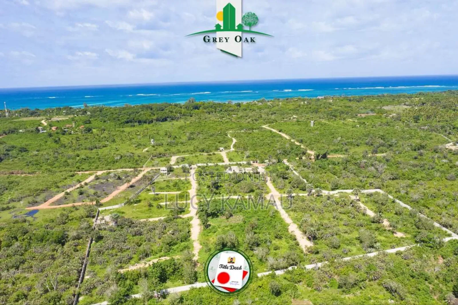 Prime 50x100 Plots in Diani ,900 Metres From the Beach. in Diani