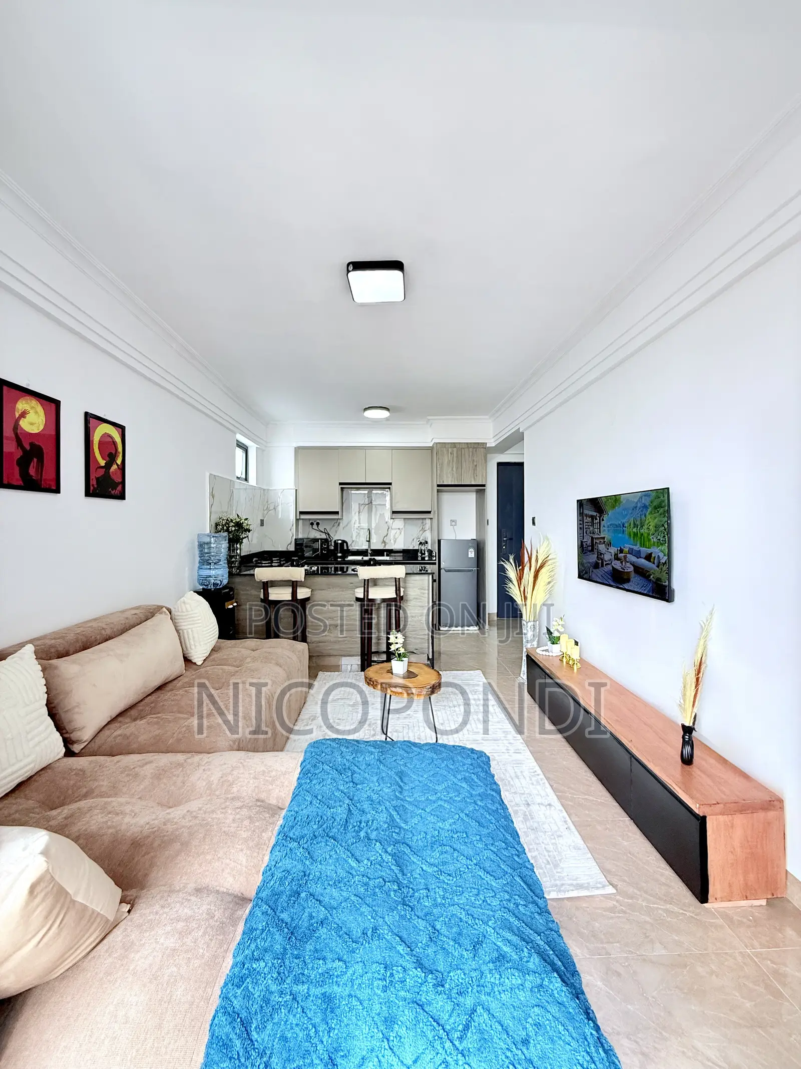 Furnished 1bdrm Apartment in Kilimani, Hurlingham for rent in Hurlingham